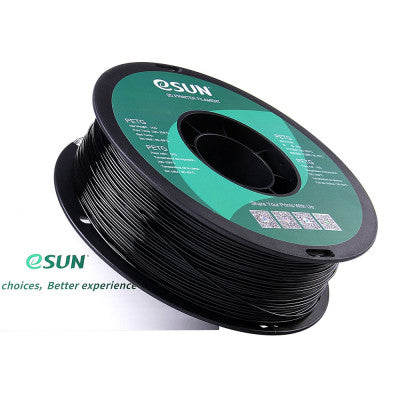 An eSun PETG 1.75mm 3D Printing Filament 1kg - Solid Black