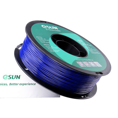 An eSun PETG 1.75mm 3D Printing Filament 1kg - Solid Blue