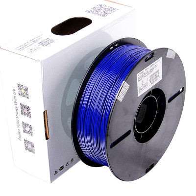 An eSun PETG 1.75mm 3D Printing Filament 1kg - Solid Blue