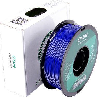 An eSun PETG 1.75mm 3D Printing Filament 1kg - Solid Blue