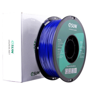 An eSun PETG 1.75mm 3D Printing Filament 1kg - Solid Blue
