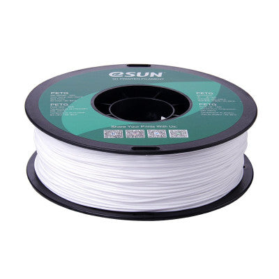 An eSun PETG 1.75mm 3D Printing Filament 1kg - Solid White