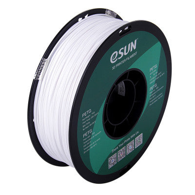 An eSun PETG 1.75mm 3D Printing Filament 1kg - Solid White