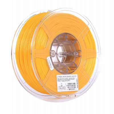 An eSun PETG 1.75mm 3D Printing Filament 1kg - Solid Yellow