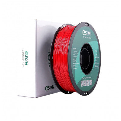 An eSun PETG 3D Printing Filament-Fire Engine Red
