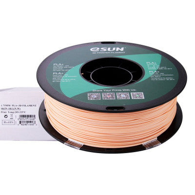 An eSun PLA+ 1.75mm 3D Printing Filament 1kg-Beige colour