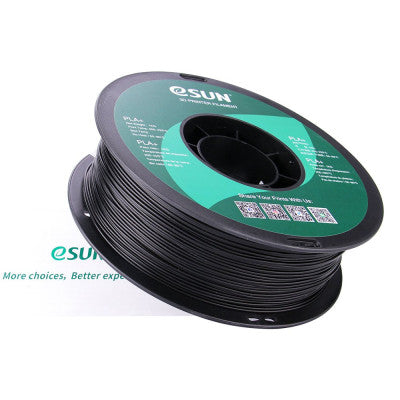 An eSun PLA+ 1.75mm 3D Printing Filament 1kg-Black