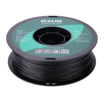An eSun PLA+ 1.75mm 3D Printing Filament 1kg-Black