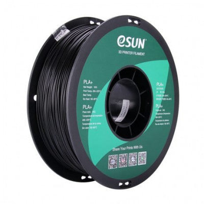 An eSun PLA+ 1.75mm 3D Printing Filament 1kg-Black