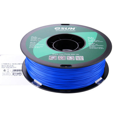 An eSun PLA+ 1.75mm 3D Printing Filament 1kg-Blue