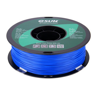 An eSun PLA+ 1.75mm 3D Printing Filament 1kg-Blue