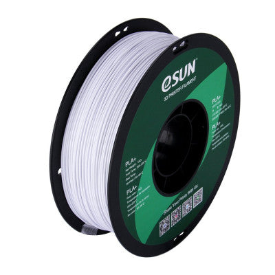 An eSun PLA+ 1.75mm 3D Printing Filament 1kg-Cold White
