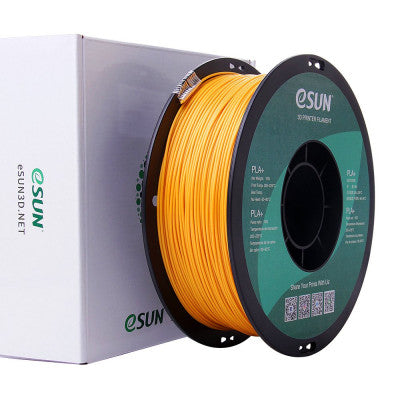 An eSun PLA+ 1.75mm 3D Printing Filament 1kg-Gold