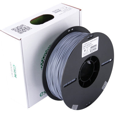 An eSun PLA+ 1.75mm 3D Printing Filament 1kg-Grey