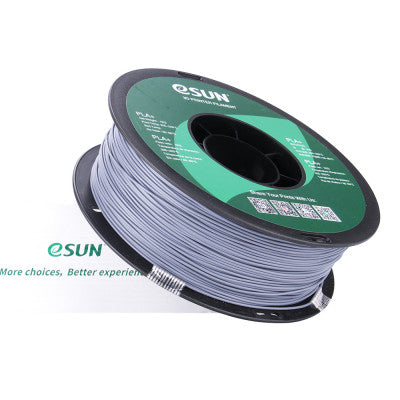 An eSun PLA+ 1.75mm 3D Printing Filament 1kg-Grey