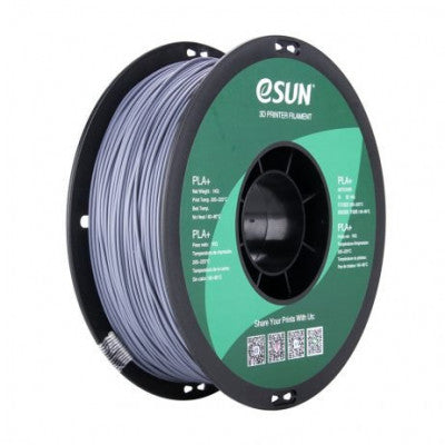 An eSun PLA+ 1.75mm 3D Printing Filament 1kg-Grey