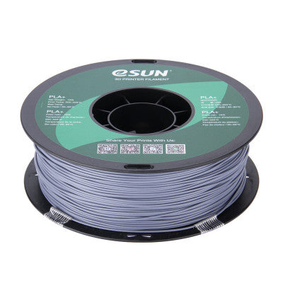 An eSun PLA+ 1.75mm 3D Printing Filament 1kg-Grey