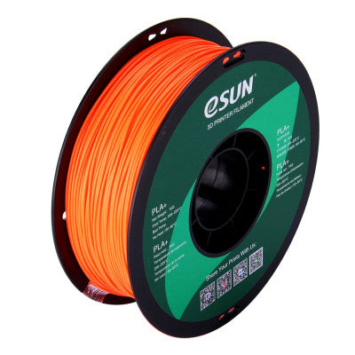 An eSun PLA+ 1.75mm 3D Printing Filament 1kg-Orange