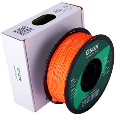 An eSun PLA+ 1.75mm 3D Printing Filament 1kg-Orange