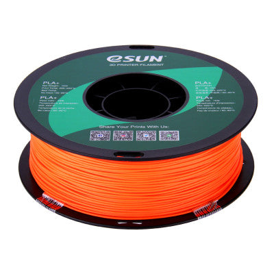 An eSun PLA+ 1.75mm 3D Printing Filament 1kg-Orange