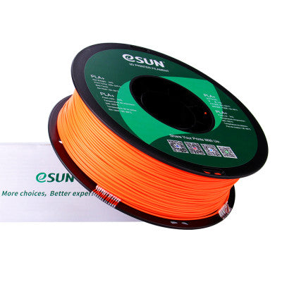 An eSun PLA+ 1.75mm 3D Printing Filament 1kg-Orange