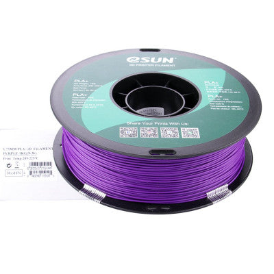 An eSun PLA+ 1.75mm 3D Printing Filament 1kg-Purple
