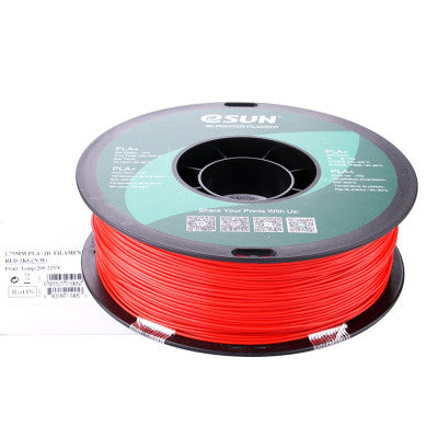 An eSun PLA+ 1.75mm 3D Printing Filament 1kg-Red