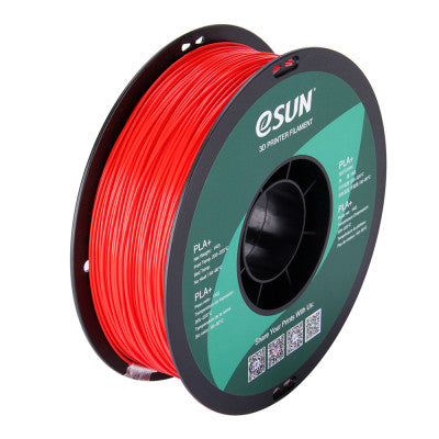 An eSun PLA+ 1.75mm 3D Printing Filament 1kg-Red
