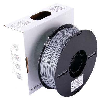 An eSun PLA+ 1.75mm 3D Printing Filament 1kg-Silver
