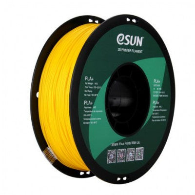 An eSun PLA+ 1.75mm 3D Printing Filament 1kg-Yellow