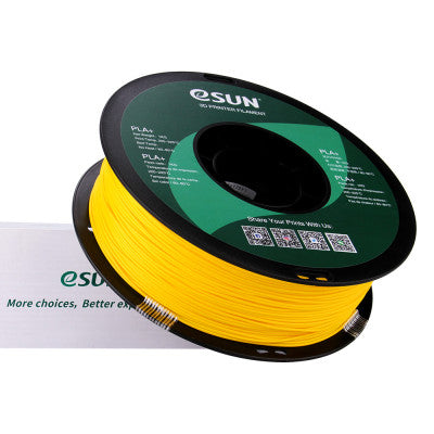 An eSun PLA+ 1.75mm 3D Printing Filament 1kg-Yellow