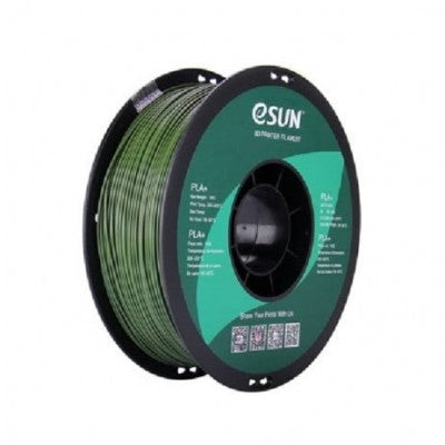 An eSun PLA+ 3D Printing Filament-Olive Green