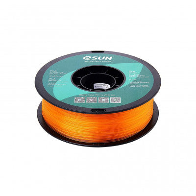 An eSun PLA filament Glass orange
