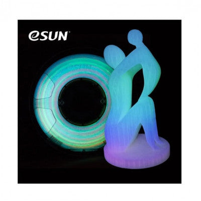 An eSun PLA Luminous-Rainbow