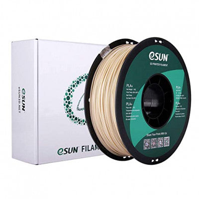 An eSun PLA+3D Printing Filament-Bone White