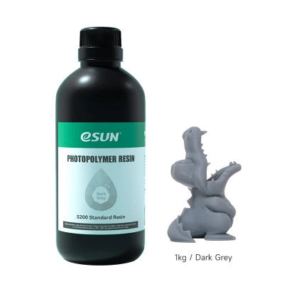 An eSun S200 Standard Resin-Dark Grey