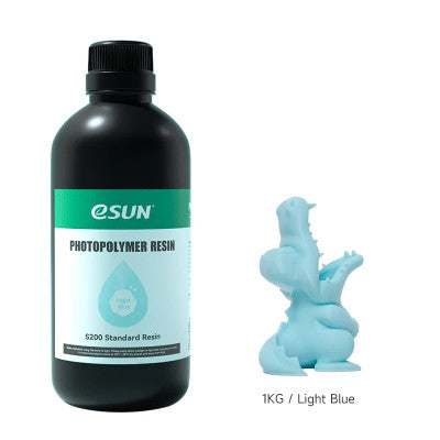 An eSun S200 Standard Resin-Light Blue