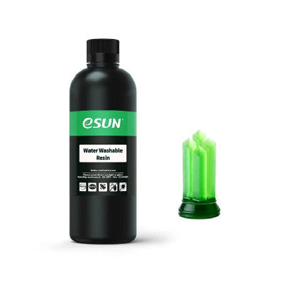 An eSun Water Washable Resin-Transparent Green