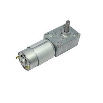 An ET-WGM58-A High Torque, Low Noise, 90 Degree Right Angle 1-100rpm 12V DC Worm Gear Motor