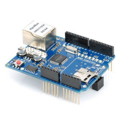 An Ethernet W5100 Shield Network Expansion Board with Micro SD Card Slot for Arduino