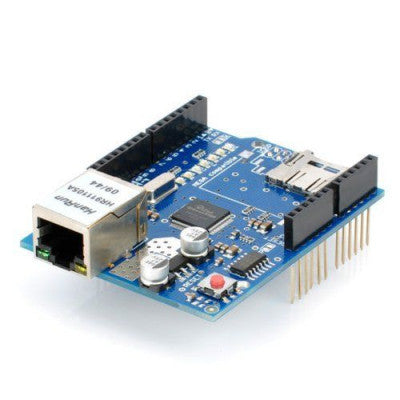 An Ethernet W5100 Shield Network Expansion Board with Micro SD Card Slot for Arduino