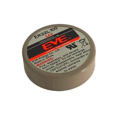 An EVE ER32L100 3.6V Energy Very Endure Lithium Battery