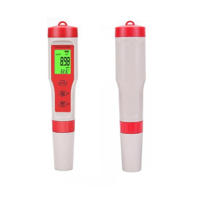 An EZ9908 Green Backlight 4 in 1 Multifunction Test Water Testing Kit pH/TDS/EC/TEMP