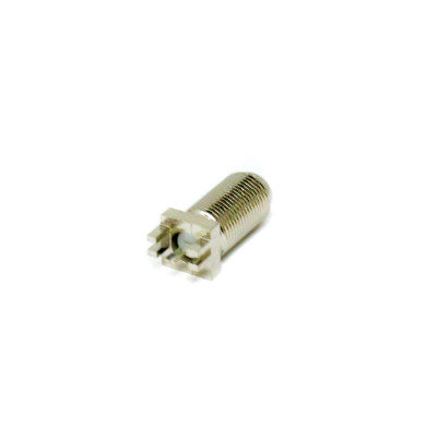 An F Connector Coaxial Straight Female Through Hole For PCB Mount