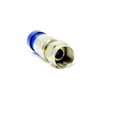 An F Connector RG6 Male Type Connector