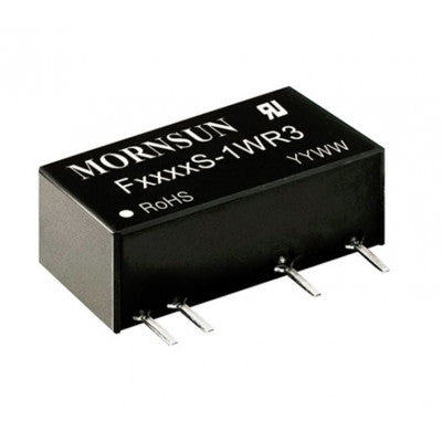 An F0524S-1WR3 Mornsun 5V to 24V DC-DC Converter 1W Power Supply Module - SIP Package