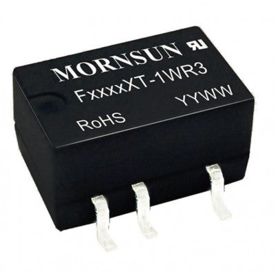 An F0524XT-1WR3 Mornsun 5V to 24V DC-DC Converter 1W Power Supply Module - Compact SMD Package