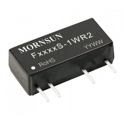 An F1515S-1WR2 Mornsun 15V to 15V DC-DC Converter 1W Power Supply Module - Compact SIP Package