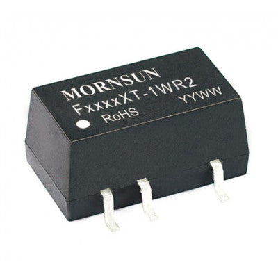 An F2412XT-1WR2 Mornsun 24V to 12V DC-DC Converter 1W Power Supply Module - SMD Package