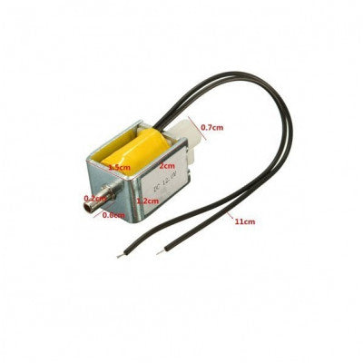An FA0520F 12V DC 2-position 3-way Small Mini Electric Solenoid Valve for Air / Gas